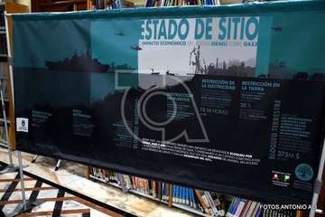 Exposición y charla en Telde sobre Palestina (Foto Antonio Alí)